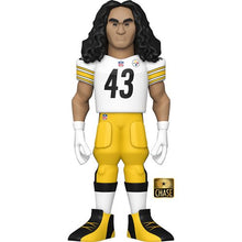 Load image into Gallery viewer, NFL Legends Steelers Troy Polamalu 5-Inch Vinyl Gold Figure (Limited Edition Chase)