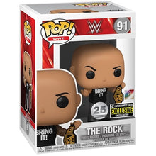 Load image into Gallery viewer, WWE The Rock with Championship Belt Funko POP! #91
