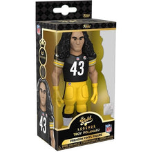 Load image into Gallery viewer, NFL Legends Steelers Troy Polamalu 5-Inch Vinyl Gold Figure
