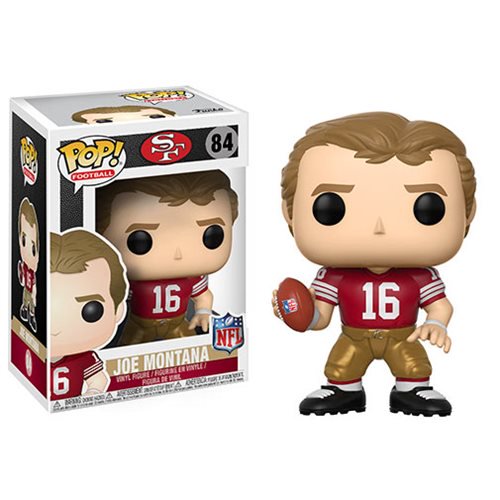 NFL Legends Joe Montana 49ers Throwback Funko POP! #84