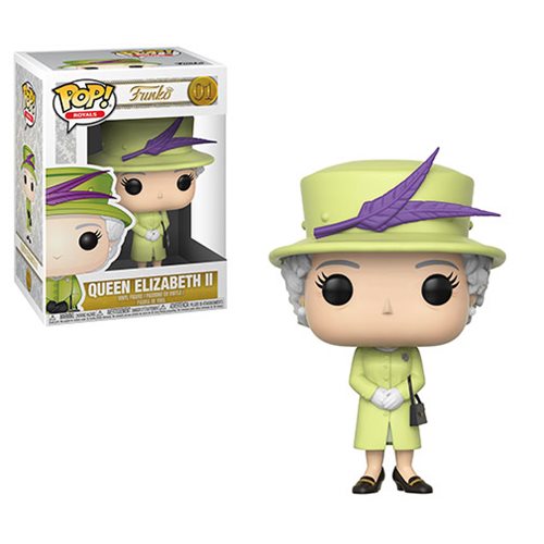 Royals Queen Elizabeth II Green Funko POP! Vinyl Figure #01