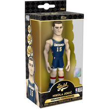 Load image into Gallery viewer, NBA Nuggets Nikola Jokic (Away Uniform) 5-Inch Vinyl Gold Figure
