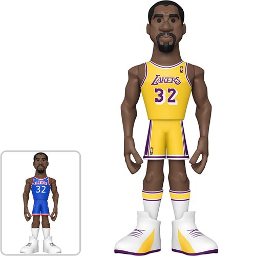 NBA Legends Lakers Magic Johnson 5-Inch Vinyl Gold Figure