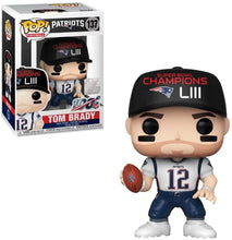 Load image into Gallery viewer, NFL Patriots Tom Brady (Super Bowl Champions LIII) Funko POP!
